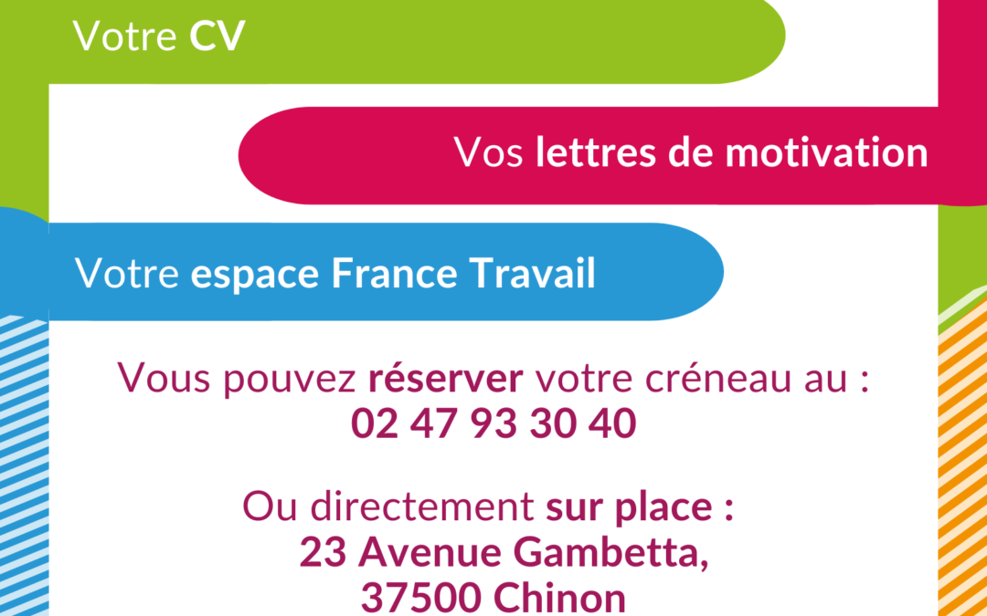 Venez faire votre CV à la Mission Locale du Chinonais: La plateforme CV